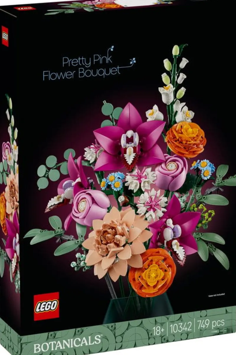 LEGO 10342 BOTANICALS Piękny bukiet różowych kwiatów 3p