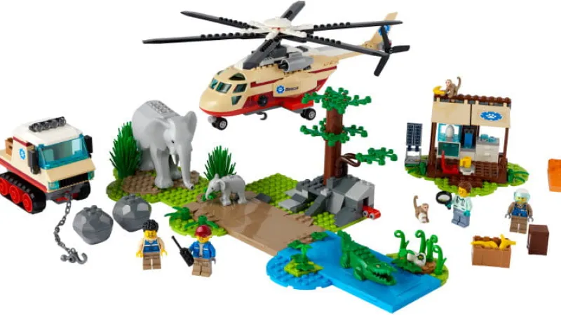 LEGO 60302 CITY Wildlife Na ratunek dzikim zwierzętom 525el. 6+
