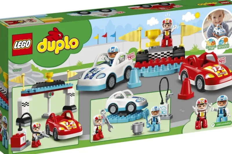 LEGO 10947 DUPLO Town Samochody wyścigowe 44 el. 2+