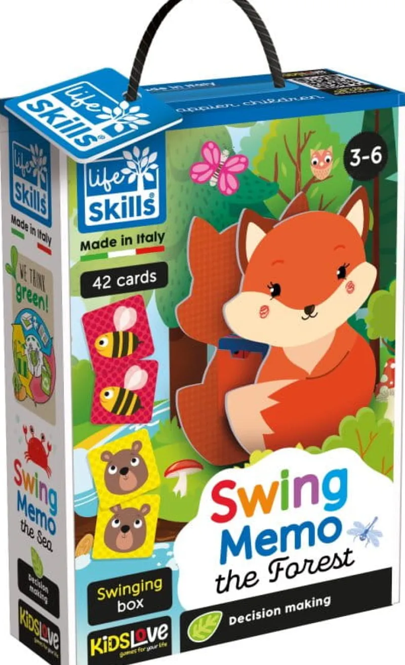 LISCIANI GIOCHI Life Skills Swing Gra edukacyjna Memo leśne 72576 LISCIANI p6