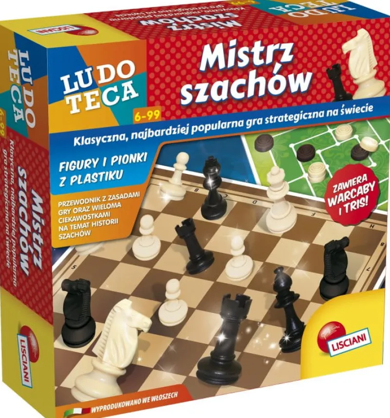 LISCIANI GIOCHI Ludoteca Mistrz szachów / szachy gra strategiczna LISCIANI 89222