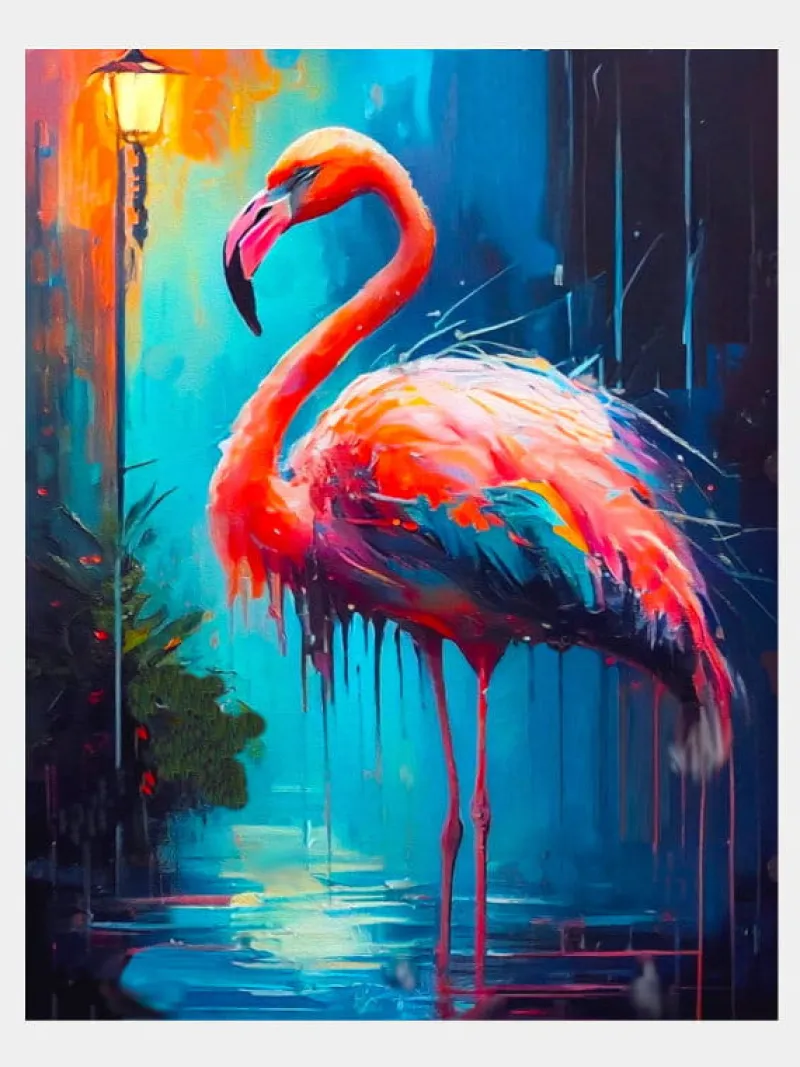 NORIMPEX Malowanie po numerach Flaming 40x50cm 2000214