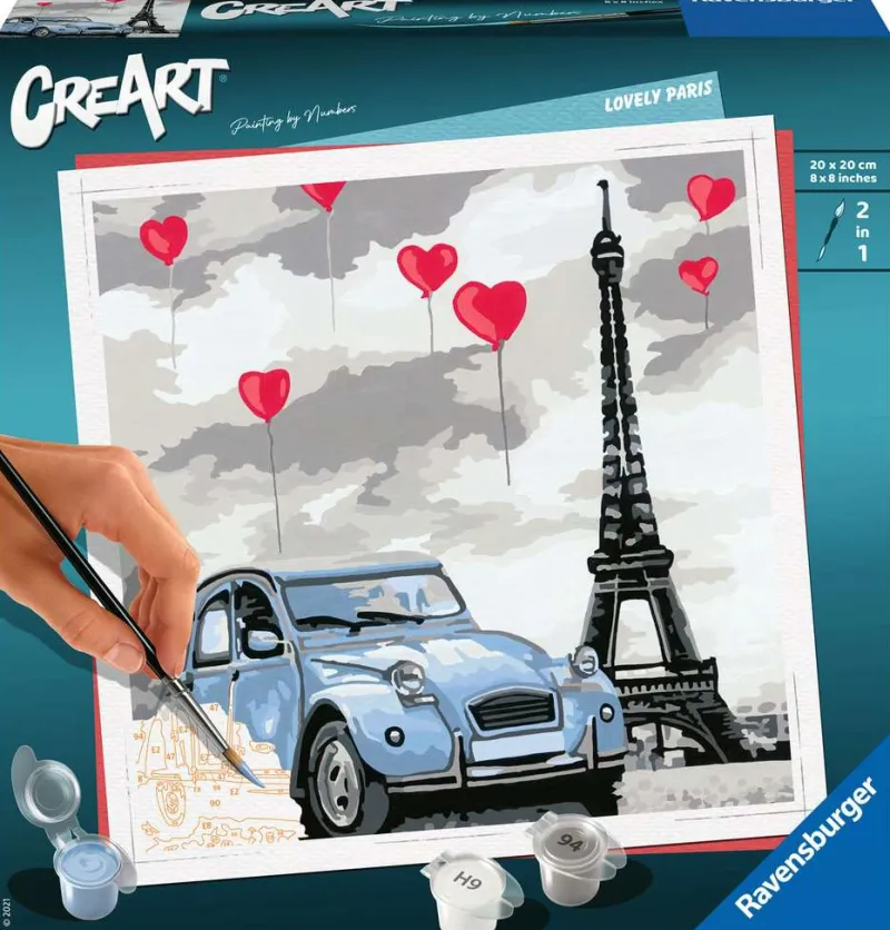 RAVENSBURGER Malowanka CreArt: Paryż 289967