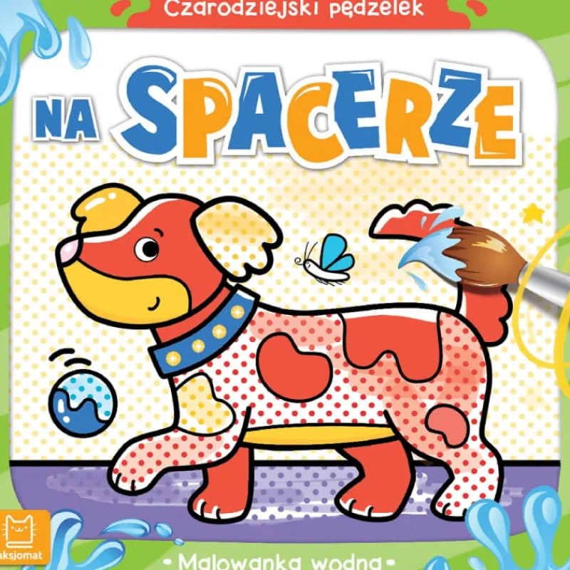 Dzieci AKSJOMAT Malowanka wodna Czarodziejski pędzelek. Na spacerze.