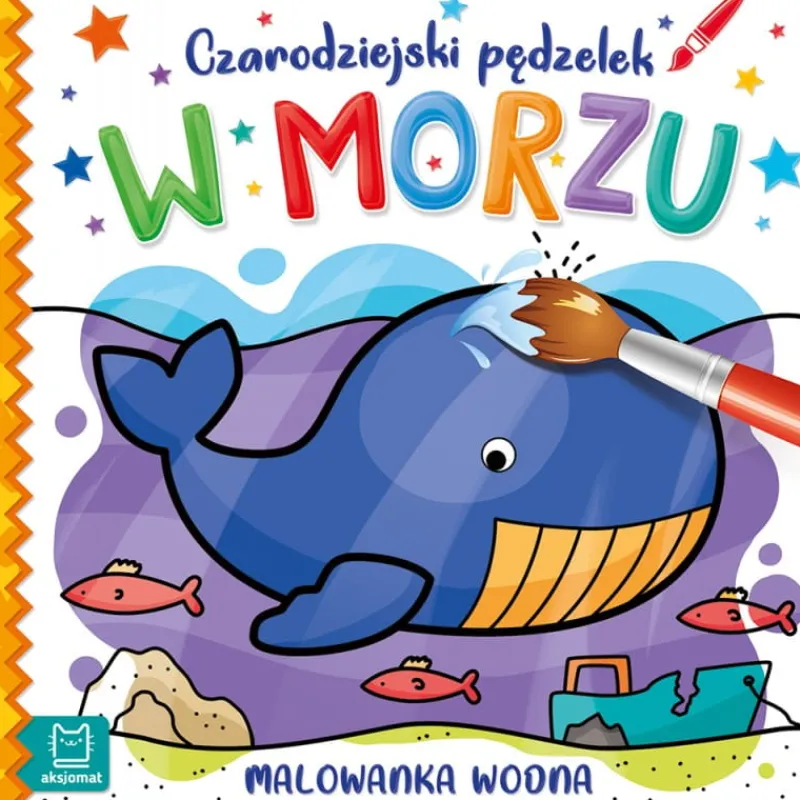 Dzieci AKSJOMAT Malowanka wodna Czarodziejski pędzelek. W morzu.