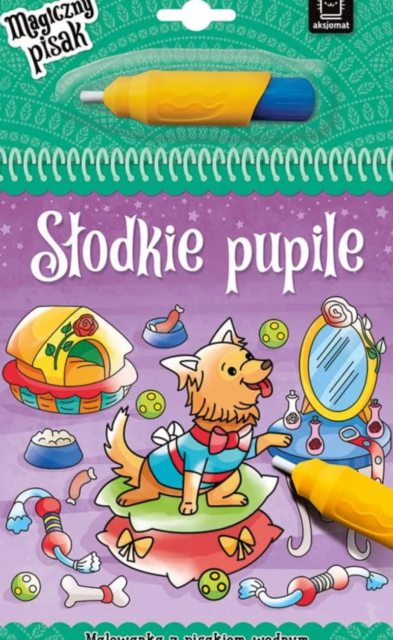 Dzieci AKSJOMAT Malowanka z pisakiem wodnym. Słodkie pupile