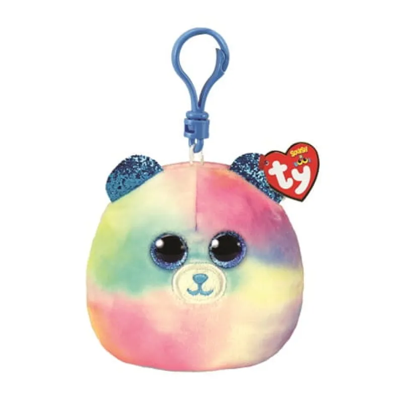 TY INC. Maskotka brelok TY Squish-a-Boos HOPE pastelowy niedźwiedź 8,5cm 39566