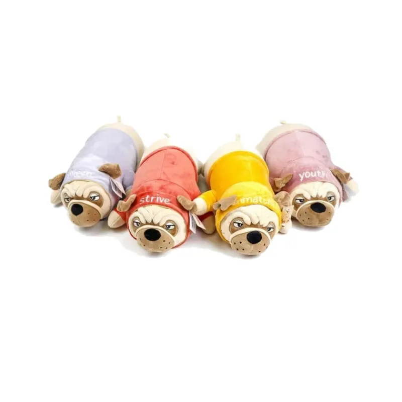 NORIMPEX Maskotka Mops leżący 50cm 1009386 mix cena za 1 szt