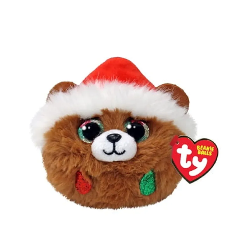 TY INC. Maskotka Ty Beanie Balls PUDDING brązowy miś 42546