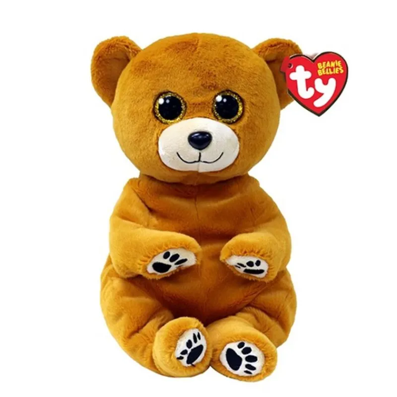 TY INC. Maskotka TY Beanie Bellies DUNCAN miś brązowy 24cm 43206