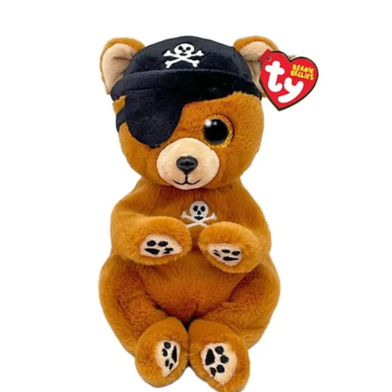 TY INC. Maskotka Ty Beanie Bellies SCULLY miś pirat 15cm 41285