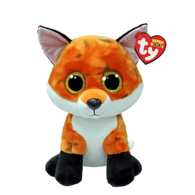 TY INC. Maskotka TY Beanie Boos MEADOW pomarańczowy lis 24cm 38012