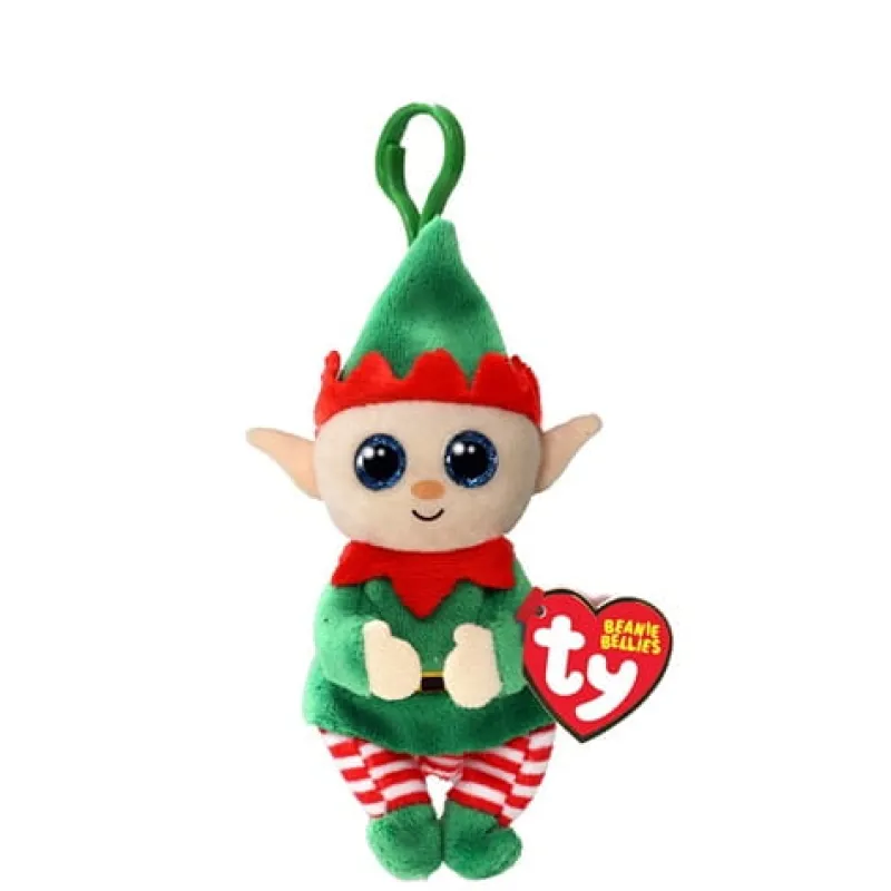 TY INC. Maskotka-brelok TY Beanie Bellies ELFONZO zielony elf 8,5cm 43117