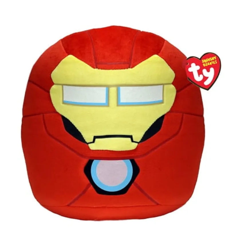 TY INC. Maskotka-poduszka TY Squishy Beanies Marvel IRON MAN 30cm 39351