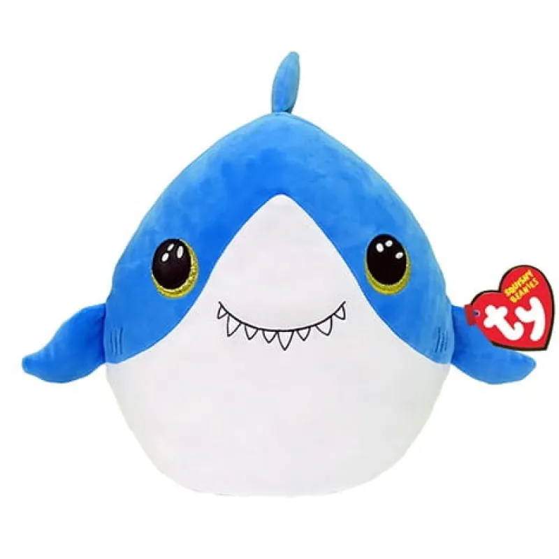 TY INC. Maskotka-poduszka TY Squishy Beanies FINSLEY rekin 22cm 39268