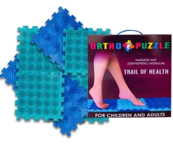 POLESIE Mata do masażu ortopedyczna modułowa ORTHO PUZZLE Jeżyki