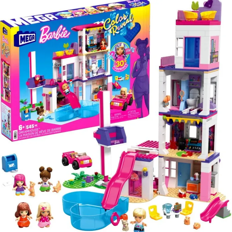 MATTEL MEGA BLOKS Barbie Domek Marzeń DreamHouse Zestaw klocków HHM01 p4