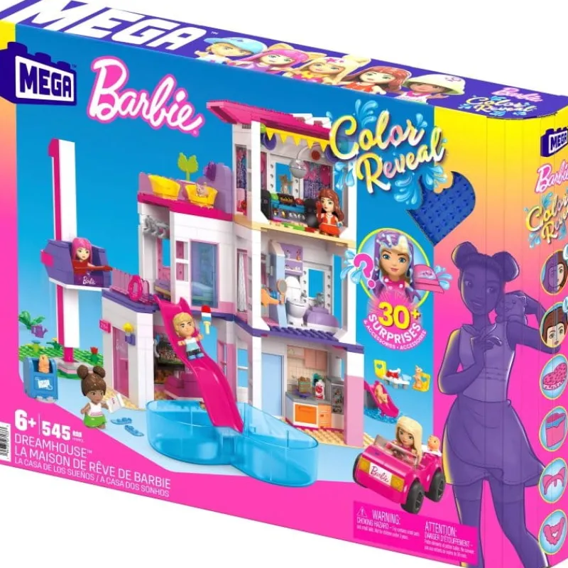 MATTEL MEGA BLOKS Barbie Domek Marzeń DreamHouse Zestaw klocków HHM01 p4