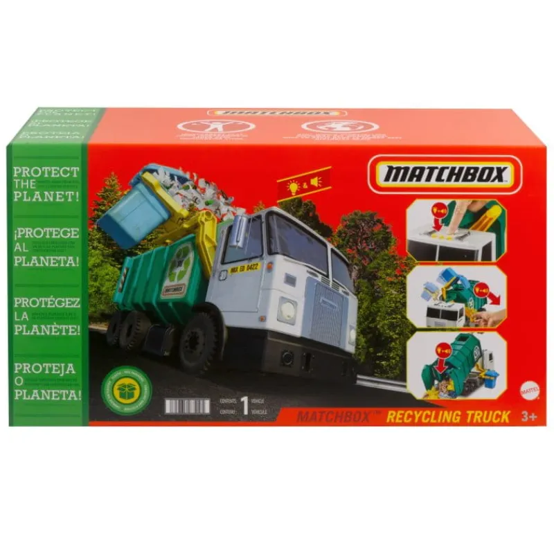 MATTEL MEGA BLOKS Śmieciarka do recyklingu HHR64 p1