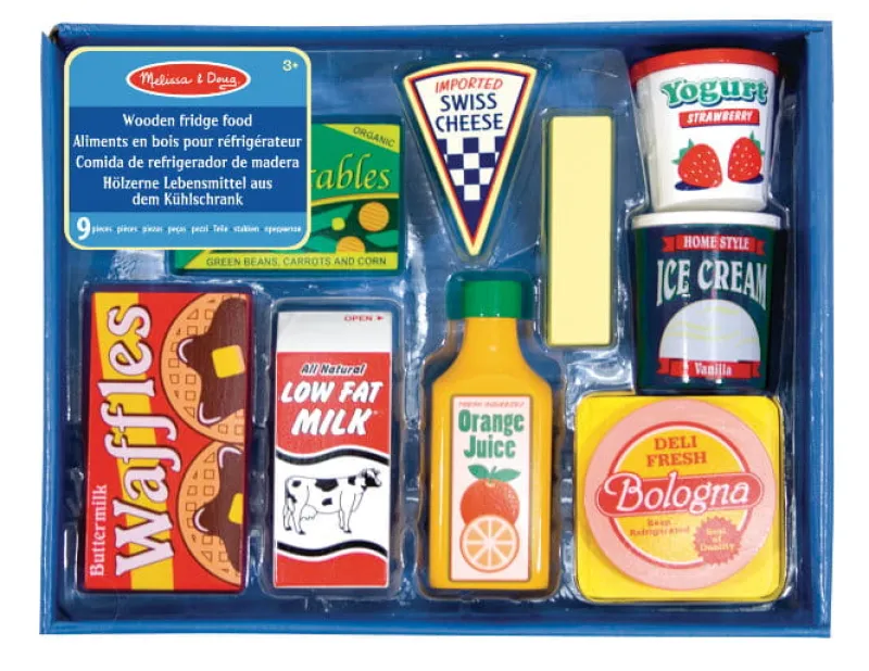 MELISSA & DOUG - Zestaw drewnianych artykułów spożywczych