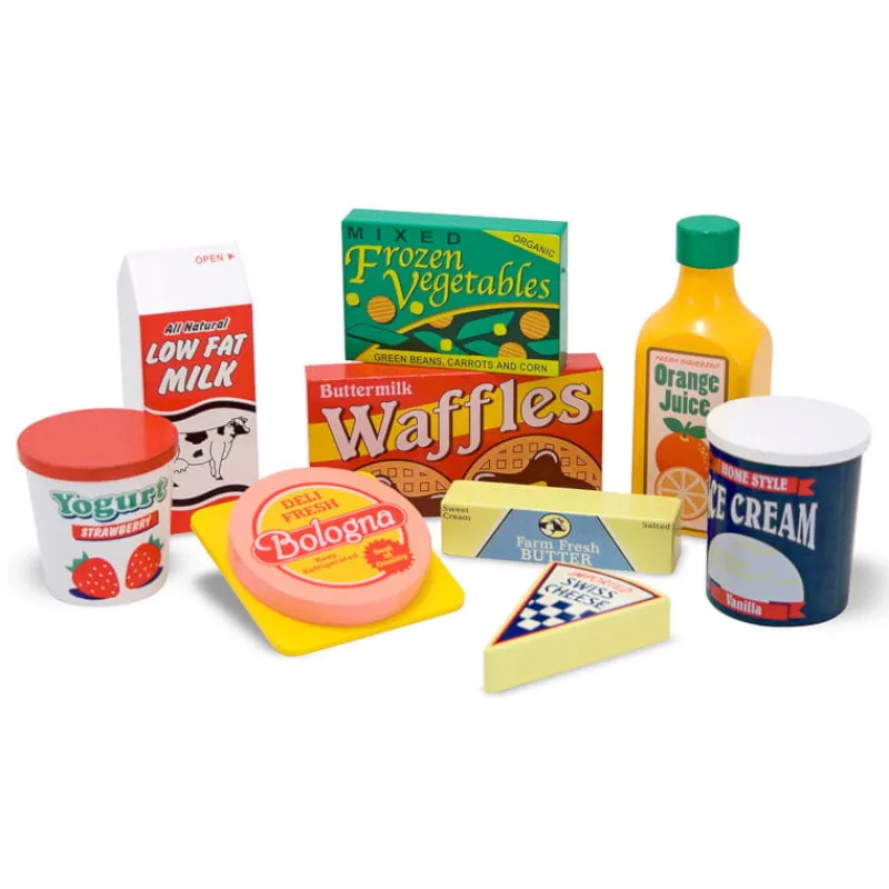 MELISSA & DOUG - Zestaw drewnianych artykułów spożywczych