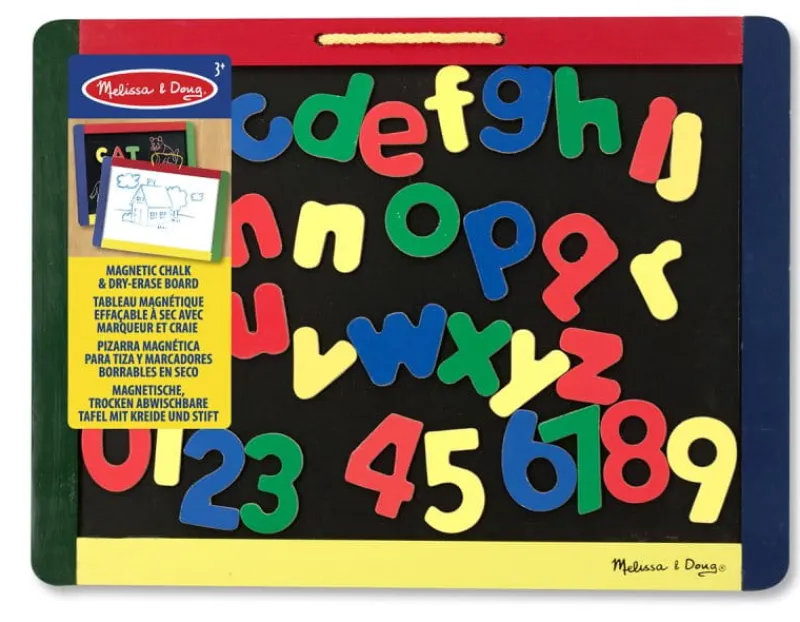 MELISSA & DOUG - Dwustronna magnetyczna i biała tablica