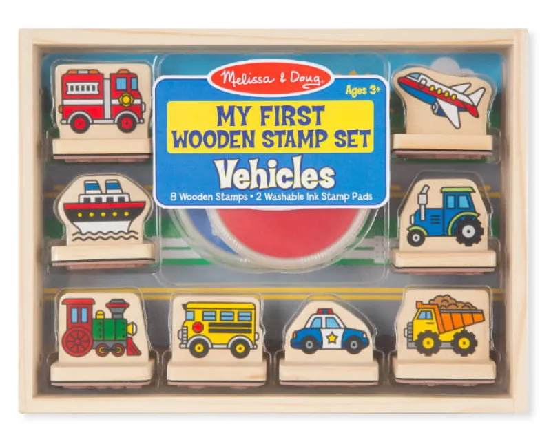 MELISSA & DOUG - Moje pierwsze pieczątki Pojazdy