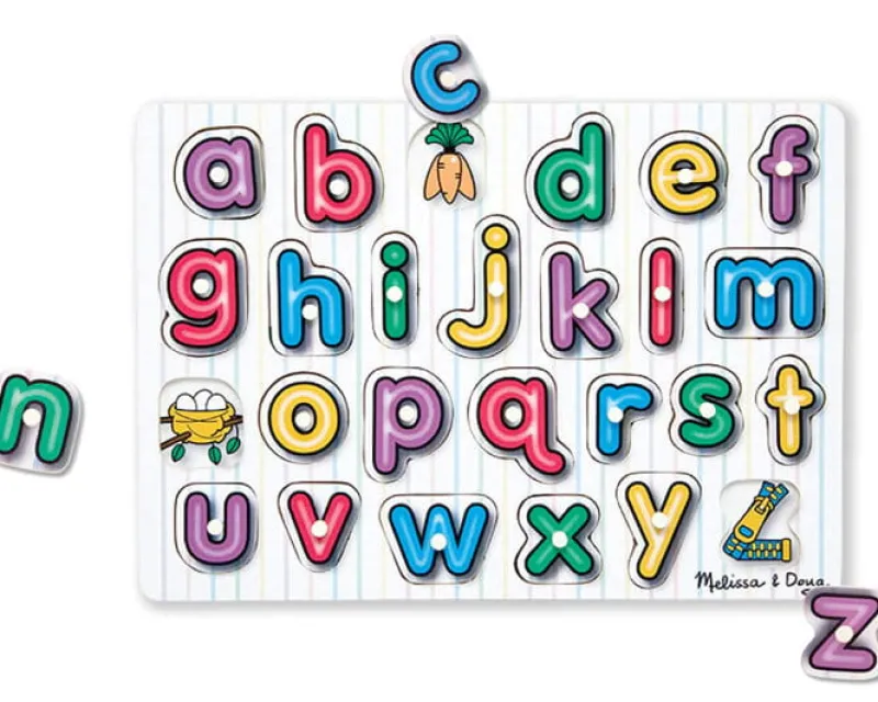 MELISSA & DOUG MELISSA Drewniane puzzle Alfabet