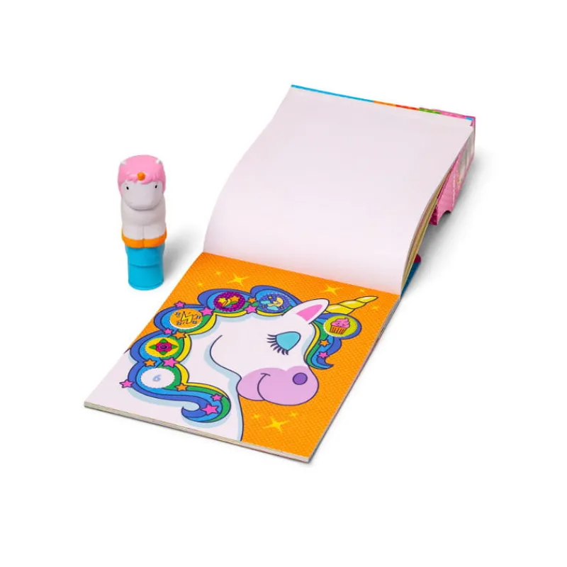 MELISSA & DOUG MELISSA Sticker WOW! Stempel z naklejkami Jednorożec Unicorn 32013