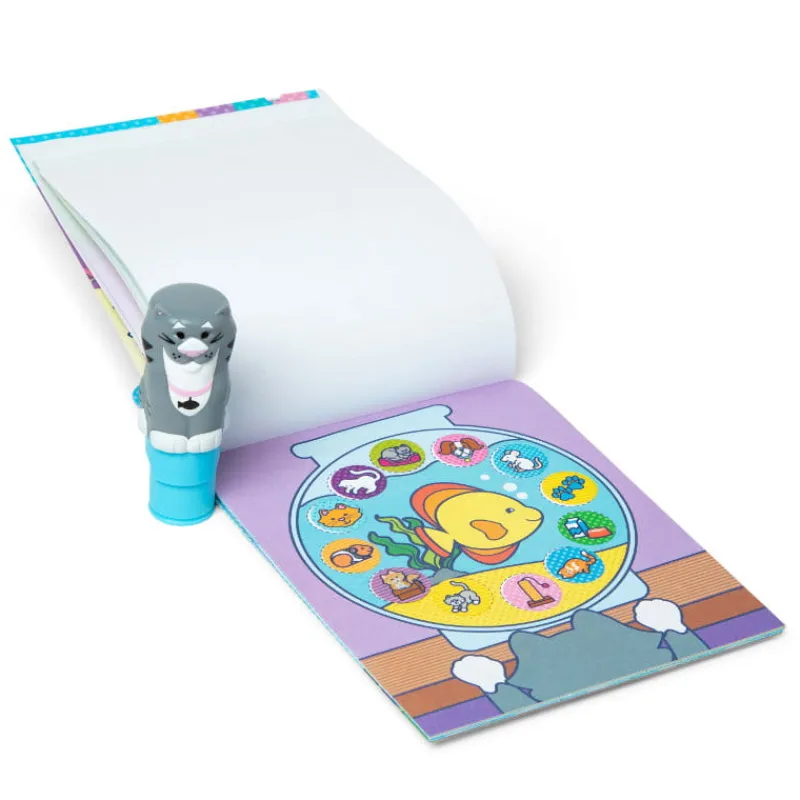 MELISSA & DOUG MELISSA Sticker WOW! Stempel z naklejkami Kot 50693