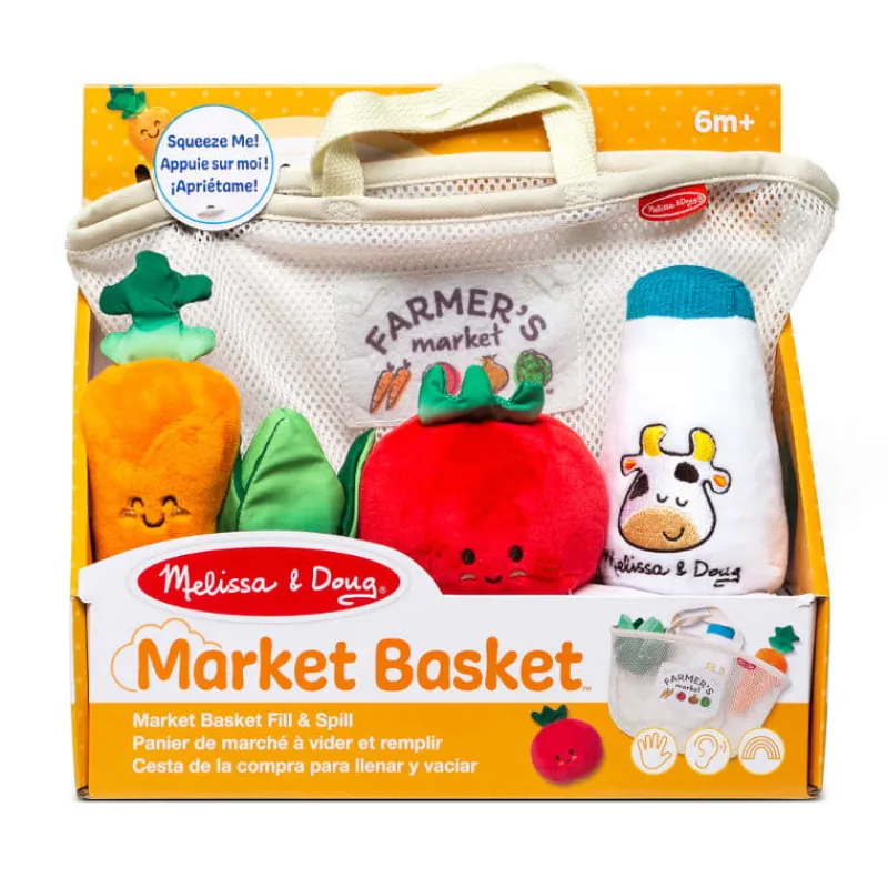 MELISSA & DOUG MELISSA Torba na zakupy z produktami spożywczymi Farmer's market 30730