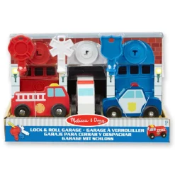 MELISSA & DOUG Melissa&Doug - Garaż z trzema samochodami ratunkowymi i kluczami