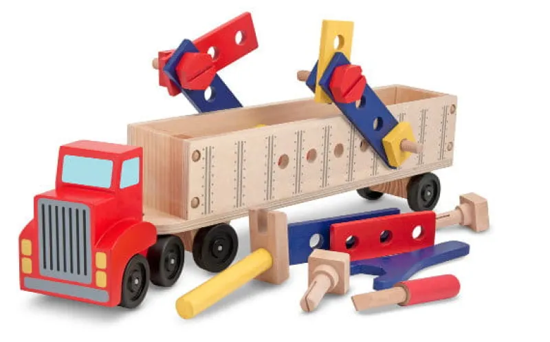 MELISSA & DOUG Melissa&Doug Drewniana duża ciężarówka