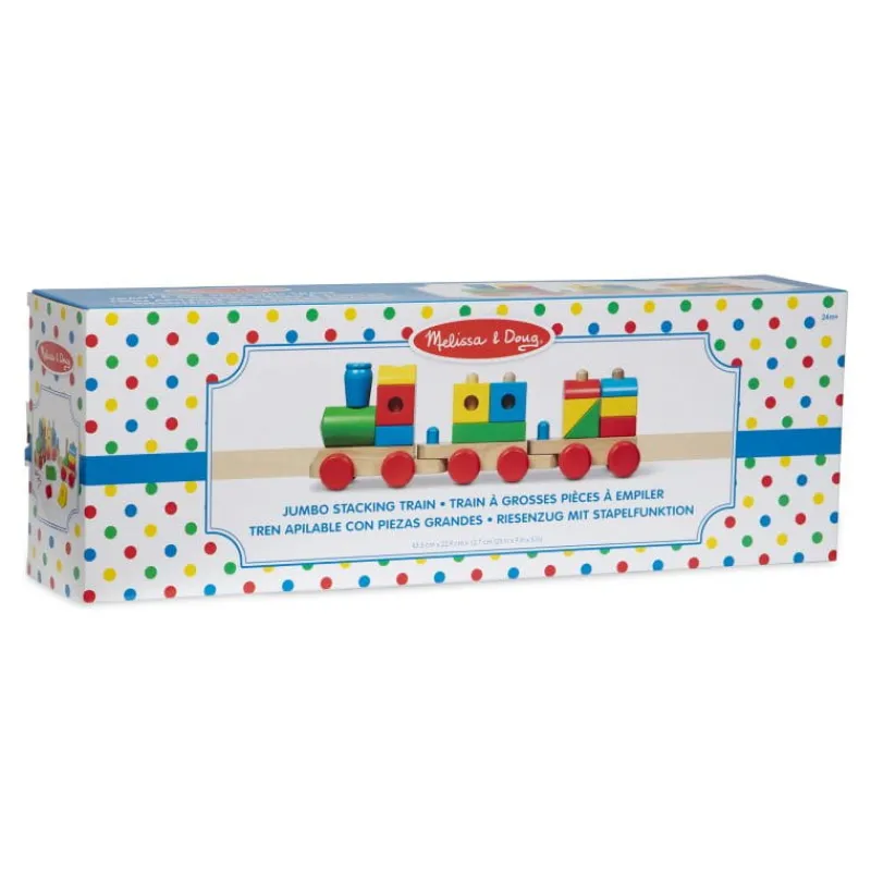 MELISSA & DOUG Melissa&Doug Drewniany pociąg do ciągania Jumbo 40544