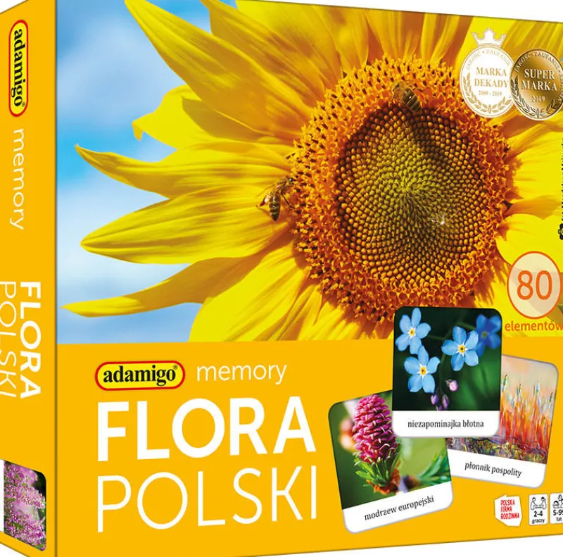 ADAMIGO Memory Flora Polski gra pamięciowa
