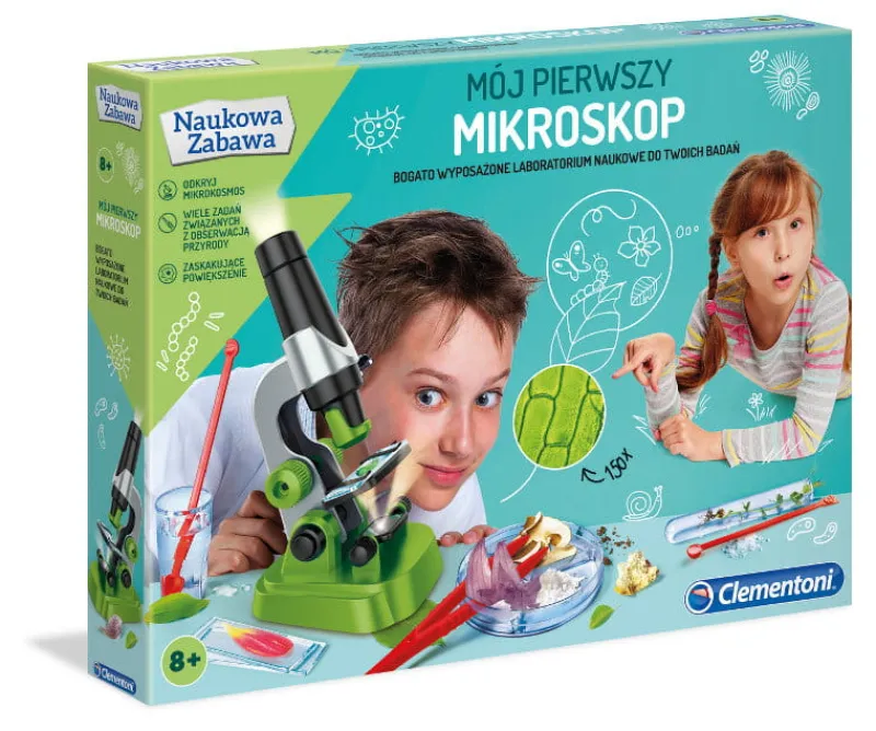 CLEMENTONI Mój pierwszy Mikroskop -
