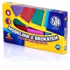ASTRA Modelina 6 kolorów z brokatem -