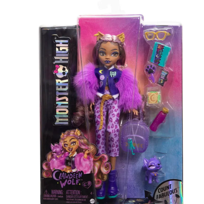 MATTEL Monster High Lalka Clawdeen Wolf HRP65