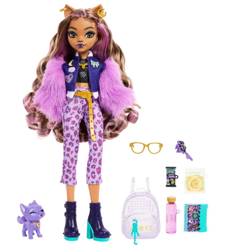 MATTEL Monster High Lalka Clawdeen Wolf HRP65