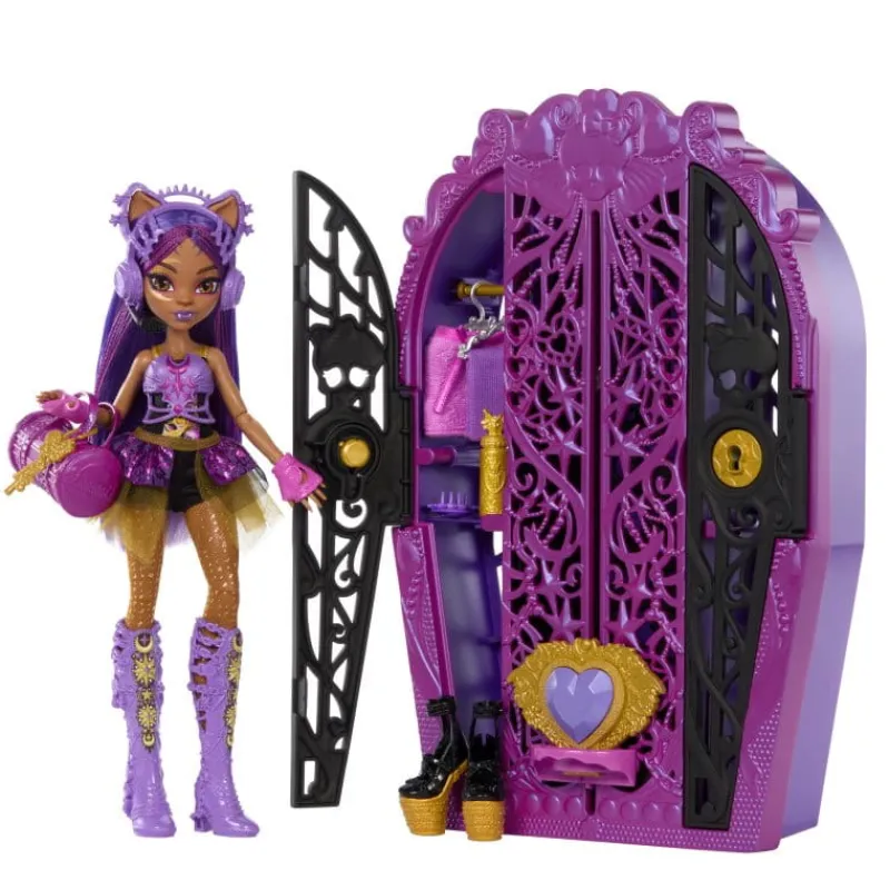MATTEL Monster High Staszysekrety Clawdeen Wolf seria 4 HXH85