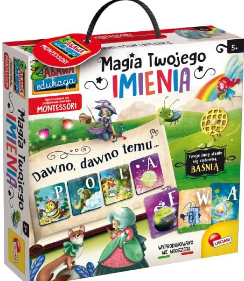 LISCIANI GIOCHI Montessori Magia Twojego imienia 80182 LISCIANI