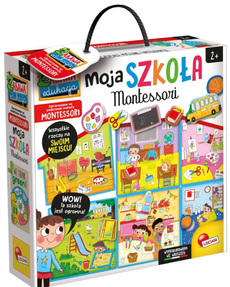 LISCIANI GIOCHI Montessori Moja szkoła zestaw edukacyjny