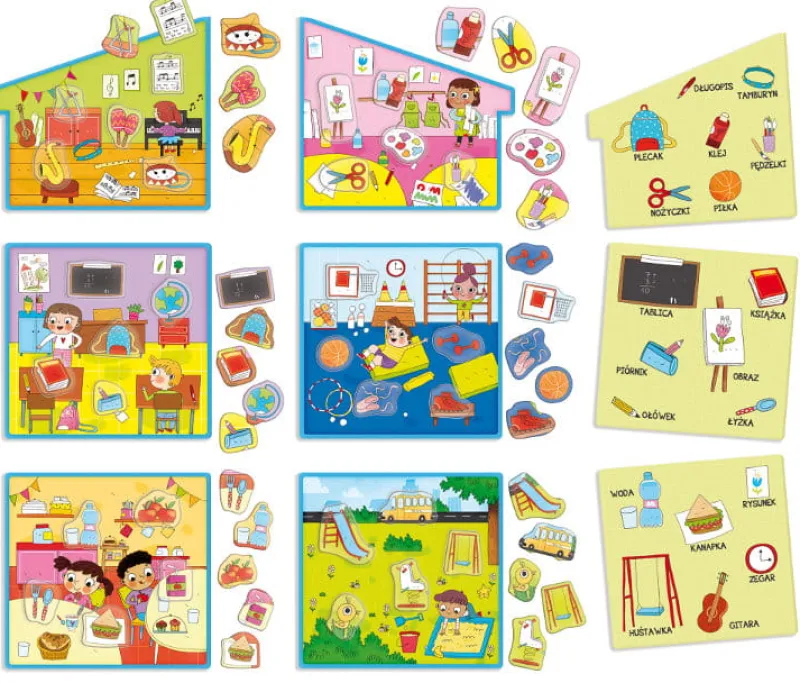 LISCIANI GIOCHI Montessori Moja szkoła zestaw edukacyjny