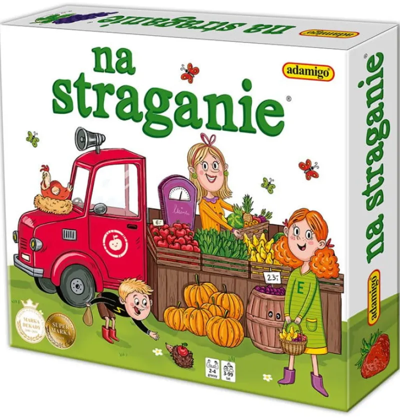 ADAMIGO Na straganie - planszowa gra rodzinna