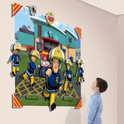 WALLTASTIC Naklejka na ścianę 3D Strażak Sam,