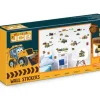 WALLTASTIC Naklejki ścienne zestaw JCB Muddy Friends,