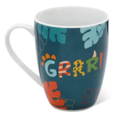 NICI 49471 Kubek porcelanowy dinozaur Cerastupsy 310ml, papierowa banderola