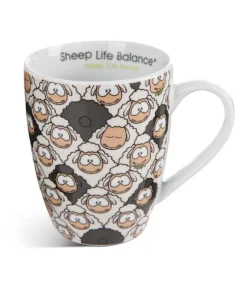 NICI 49683 Kubek porcelanowy Wooly Gang 310ml, papierowa banderola