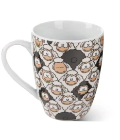 NICI 49683 Kubek porcelanowy Wooly Gang 310ml, papierowa banderola