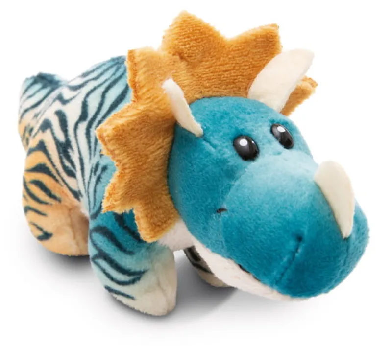NICI 49462 Maskotka dinozaur Cerastupsy niebieski w wulkanicznym jajku 12cm GREEN